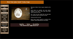 Desktop Screenshot of morrisfarmscypresssawmill.com